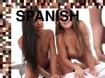 Marta Villalobos And Breiny Zoe SPANISH threesome sex