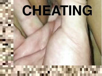 Cheating my boyfriend - My friend made me coming with his fingers