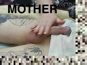 my mother-in-law loves to milk my dick and watch me cum