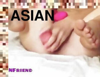 Hot Asian Wife Dildo Squirt