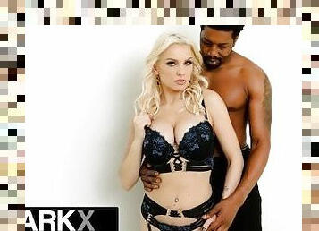 Black Clad Lingerie Wearing Blondie Creampied - Kenzie Taylor, Isiah Maxwell - DarkX