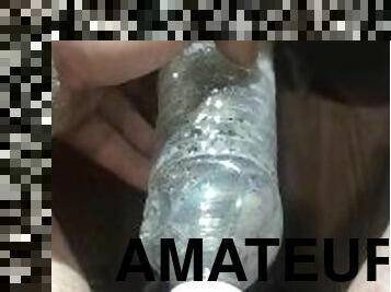 botol, kencing, amateur, fetish, solo