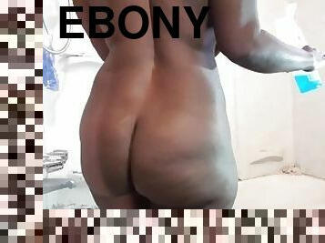 Thot in Texas - Ebony Petite BBW Shower