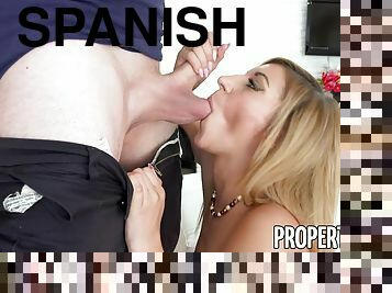 PropertySex - Hot Spanish Real Estate Agent Takes Creampie Load - Chuck