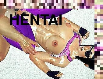 Street fighter muscular Juri Han cowgirl and missionary fucks hentai