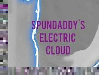 SPUNDADDY BLOWS AN ELECTRIC CLOUD ON HIS OWN FAT COCK
