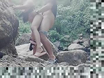 Ang Sabi ko tara sa FALLS hindi SUCK MY BALLS - Pinay Reima Public Waterfall Fuck