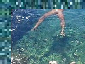nude swimming - Adria