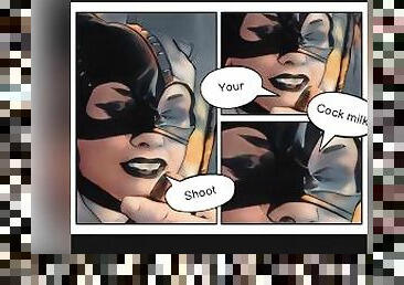 Catwoman Cocksucker Cum Face Comic