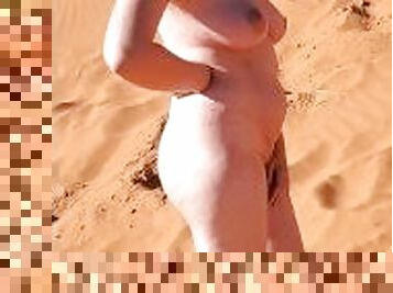 Naked at the sand dunes