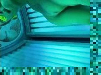 wolf jacks in tanning booth