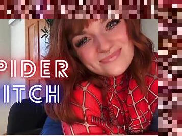 Spider Bitch - Spiderman Cosplay BBW Goddess Worship Humiliation