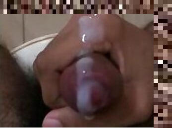 HUGE BBC TEEN Slow-Mo Cum! This big dick felt so goood feeling the cum come out!????????????
