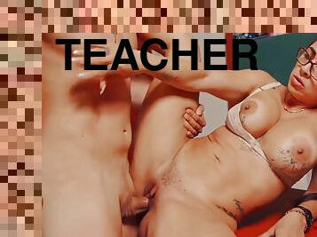 Sexy Teacher Chastisement Her Student 18+ For His Bad Behavior With A Hard Fuck