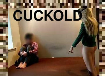 Cuckold. Husband cleaned out wife after lover.