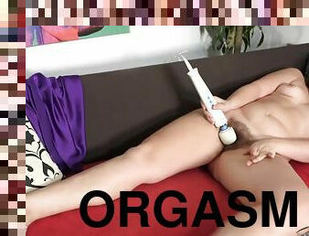 Sexy Solo Hitachi Masturbation With Dria Submits To A Hot Orgasm