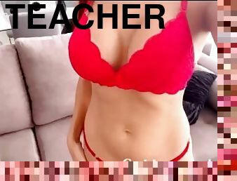 Giantess Samira is a teacher and she shrinks her students, then plays with her boobs (Trailer)