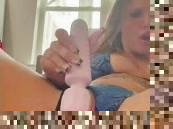 Massive dildo fuck 