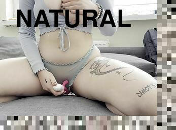 Hot Natural Big Titty Teen Masturbating In Panties