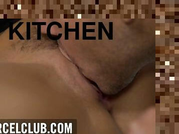 Clea Gaultier have a sudden sexual desire in the kitchen