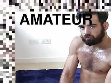 Fucking Hot Bearded 30yo Uncut Amateur Takes Control & Seduces Those Watching Before Shooting A Load