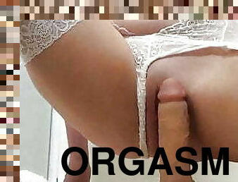 gammel, orgasme, fisse-pussy, sprøjte, legetøj, creampie, 18-årige, undertøj, dildo, ældre