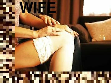Shy wife wants cock. Are you okay, honey? (English Subtitles) – TrueHomeBabe