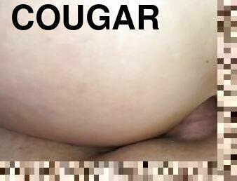Cub 37m slides deep into cougar 51f ass