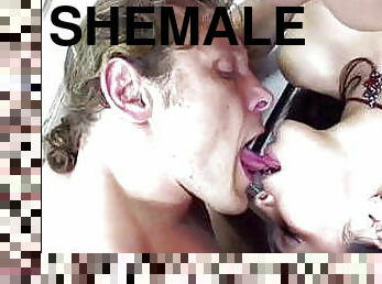 Shemale Threesome 