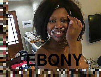 Ebony Star got her Make up Done by a Fake Casting Agent