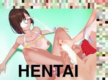 paauglys, atviras, kreminis-pyragas, paplūdimys, seksas-tryse, pėdos, anime, hentai, 3d, fetišas