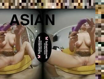 asiatisk, onani, teenager, legetøj, naturlig, solo, erotisk