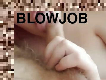 Giving daddy his morning blowjob