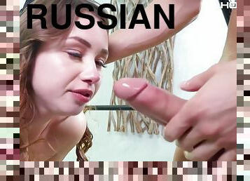 Russian Teen Girl Has Rough Ass-to-mouth Action With Big Cock With Taylor Sands