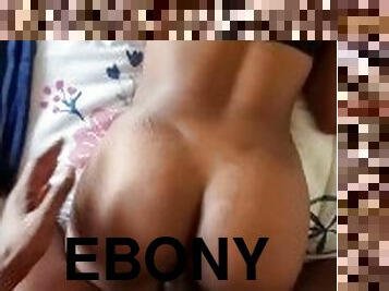 Sexy ass ebony teen getting fucked