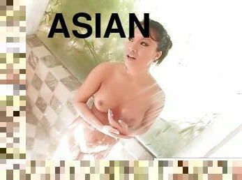 Absolutely Stunning Asian In A Steamy Room