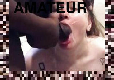 cul, amateur, fellation, ejaculation-sur-le-corps, énorme-bite, bukkake, tatouage, bite