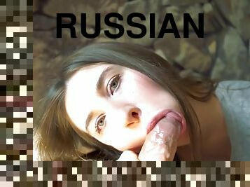 My Russian Gf Knows How To Get My Cum In Her Young Mouth - Dick For Lily