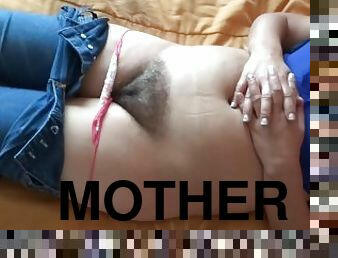 I enjoy jerking off while my friend's mother shows off and fondles her
