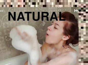 MyDirtyHobby - Sexy Teen Lina Winter Enjoys A Bubble Bath Alone In Her Bathtub