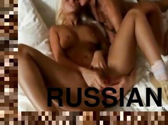Russian Sister - Teen Lesbians With Toys And Feel Good
