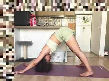 Yoga basic stretching exercise training