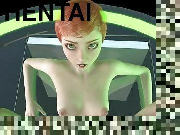 Gwen Tennyson Ben 10 on Sex machine