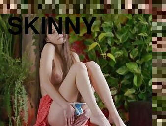 ULTRAFILMS Amazing skinny girl Kamy showing us her perfect tits and pussy