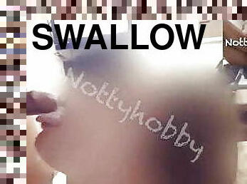 Sg malay swallows cum - asking sedap sayang?
