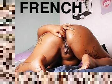 French ebony mixedgirl fucks her tight ass crescendo