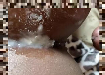 Thick Cum on Asshole & Syrian Asian Creamie Pussy Fusion