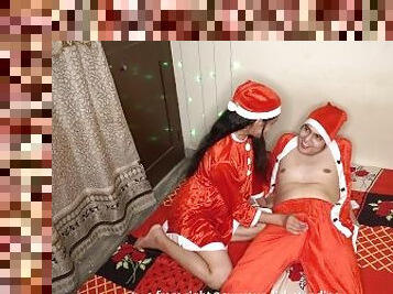 Santa's Daughter and Son-in-law having Sex Before Christmas - With Hindi voice