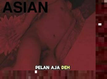 KELUAR DI DALEM CERITA NYA + DESAHAN TANTE ( SUB INDO )