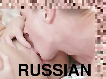 Divine russian teen lets boyfriend fuck her sweet asshole